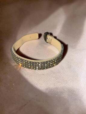 Swarovski Crystal Buckle Strap Bracelet